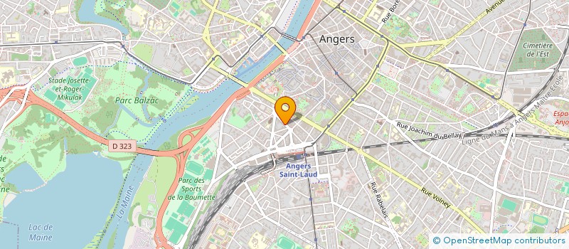 localisation de l'entreprise COPR IMM R HOCHE à ANGERS