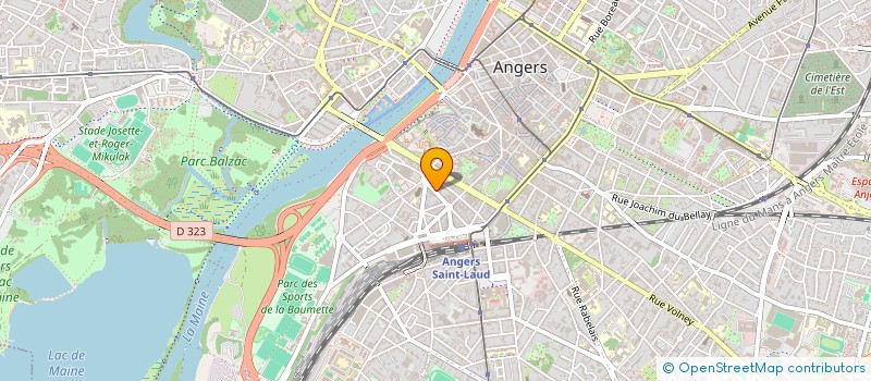 localisation de l'entreprise COPR IMM R HOCHE à ANGERS