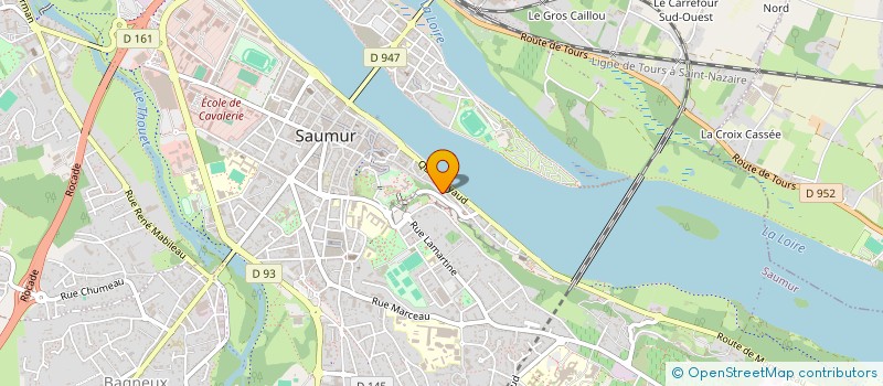 localisation de l'entreprise COPR IMM R JEAN JAURES  SAUMUR