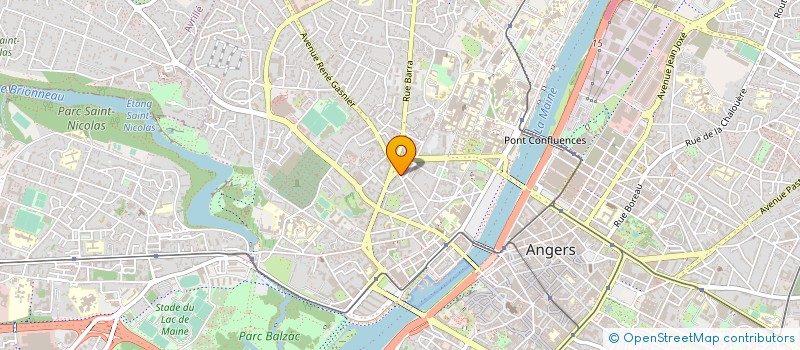 localisation de l'entreprise COPR IMM R LIONNAISE à ANGERS