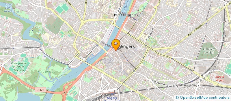 localisation de l'entreprise COPR IMM R PLANTAGENET à ANGERS