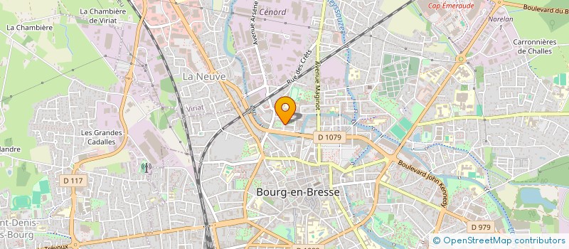 localisation de l'entreprise COPR IMM RESID FLEURIES à BOURG-EN-BRESSE