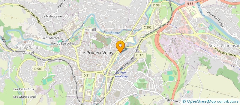 localisation de l'entreprise COPR IMM RUE L.JOUVET  LE PUY-EN-VELAY