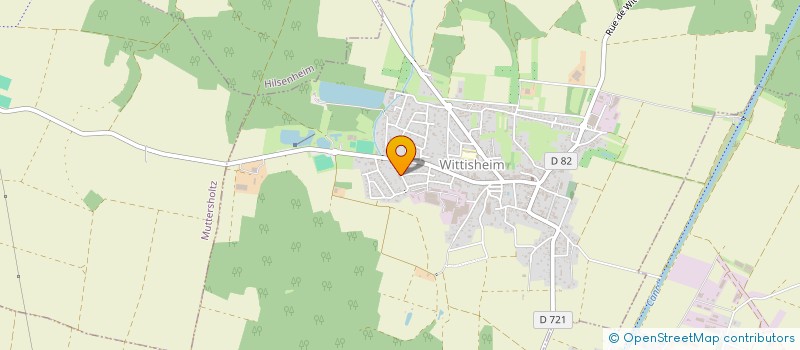 localisation de l'entreprise COPR IRIS  WITTISHEIM