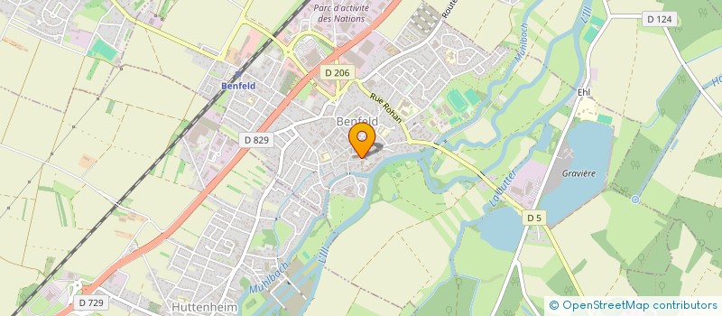 localisation de l'entreprise COPR JARDINS DE L ILL  BENFELD