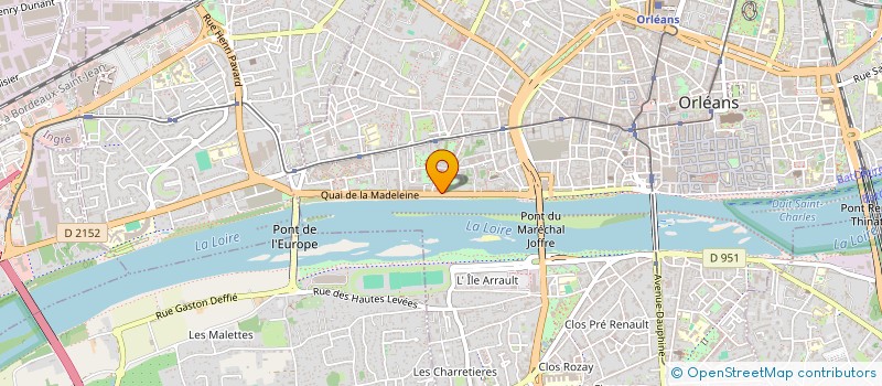 localisation de l'entreprise COPR JARDINS DE LOIRE à ORLEANS