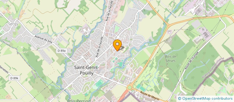 localisation de l'entreprise COPR JARDINS ST GENIS à SAINT-GENIS-POUILLY