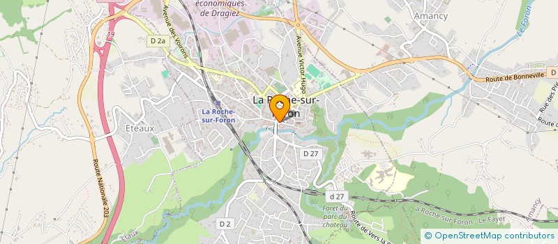 localisation de l'entreprise COPR L AS DE COEUR  LA ROCHE-SUR-FORON