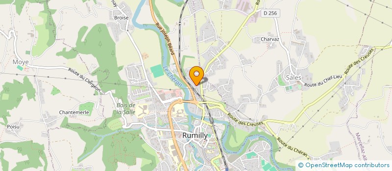 localisation de l'entreprise COPR L EDELWEISS  RUMILLY