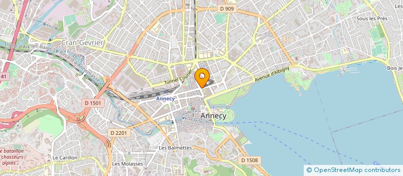 localisation de l'entreprise COPR L IDEAL  ANNECY