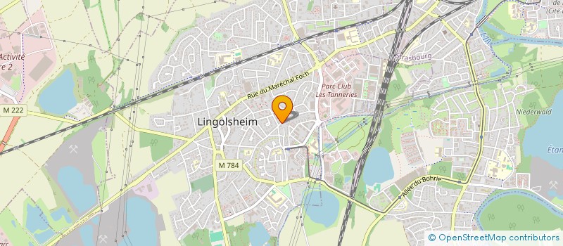 localisation de l'entreprise COPR L OLYMPE 227  LINGOLSHEIM