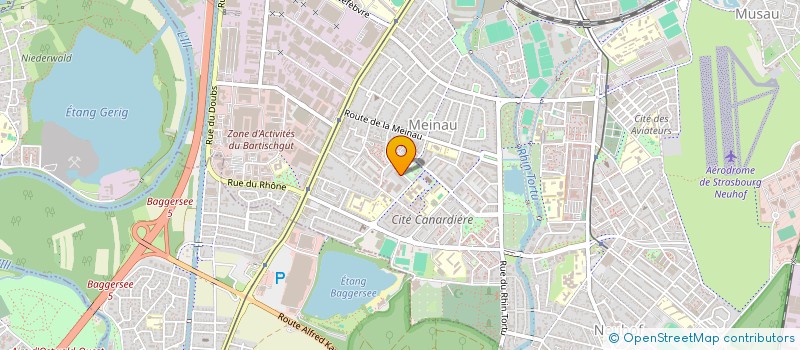 localisation de l'entreprise COPR LA CANARDIERE à STRASBOURG