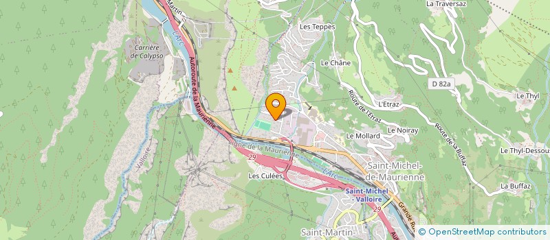 localisation de l'entreprise COPR. LA COLLOMBETTE  SAINT-MICHEL-DE-MAURIENNE
