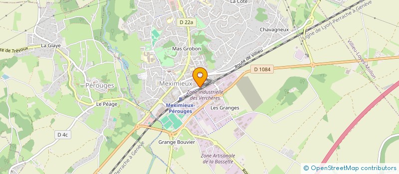 localisation de l'entreprise COPR LA FEUILLERAIE II  MEXIMIEUX