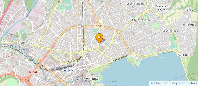 localisation de l'entreprise COPR LA PLAINE  ANNECY