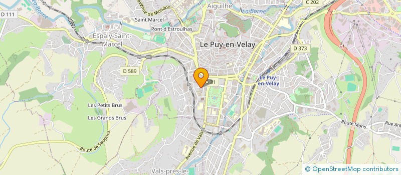 localisation de l'entreprise COPR LA RONZADE  LE PUY-EN-VELAY