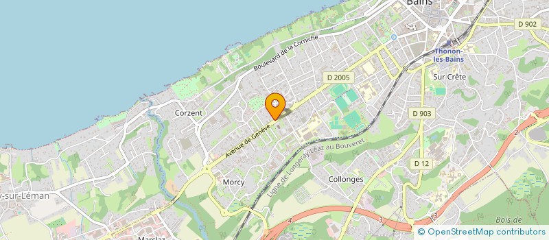 localisation de l'entreprise COPR LA SAVOIE à THONON-LES-BAINS