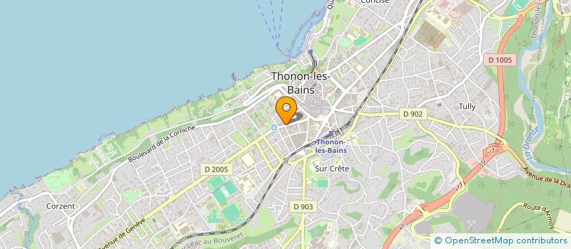 localisation de l'entreprise COPR LA TOUR à THONON-LES-BAINS