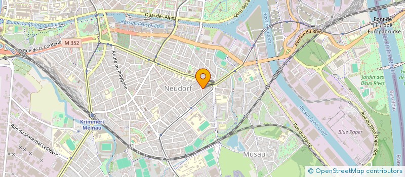 localisation de l'entreprise COPR LE BAYARD à STRASBOURG