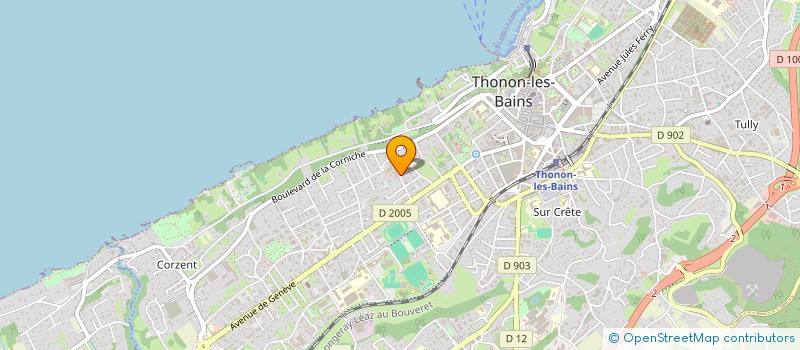 localisation de l'entreprise COPR LE BEAUPRE à THONON-LES-BAINS