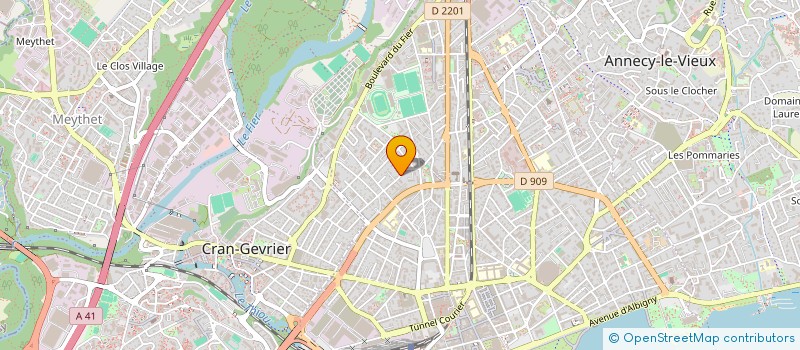 localisation de l'entreprise COPR LE BEL ALP  ANNECY