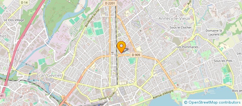 localisation de l'entreprise COPR LE BRIAND  ANNECY