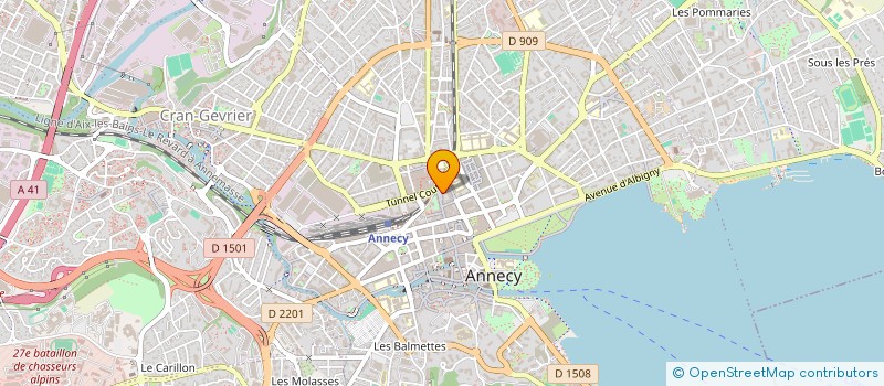 localisation de l'entreprise COPR LE CENTENAIRE  ANNECY