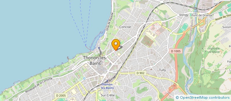 localisation de l'entreprise COPR LE CHAMBORD à THONON-LES-BAINS
