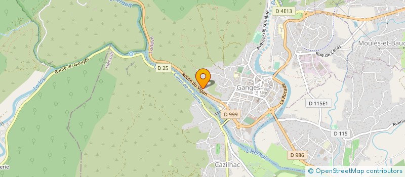 localisation de l'entreprise COPR *LE CHAMBORD                  LE CH  GANGES