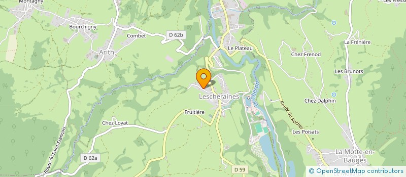 localisation de l'entreprise COPR LE CHAMP DE FOIRE PONT DE LESCHERAINES 73340 LESCHERAINES  LESCHERAINES