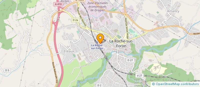 localisation de l'entreprise COPR LE CHATEAU  LA ROCHE-SUR-FORON