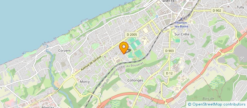 localisation de l'entreprise COPR LE CHEVESNE  THONON-LES-BAINS