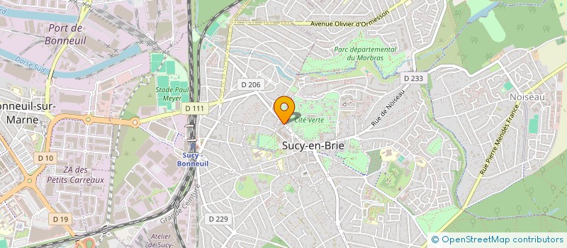 localisation de l'entreprise COPR LE CLOS DE PACY 9T RUE M.BERTEAUX 94 SUCY à SUCY-EN-BRIE
