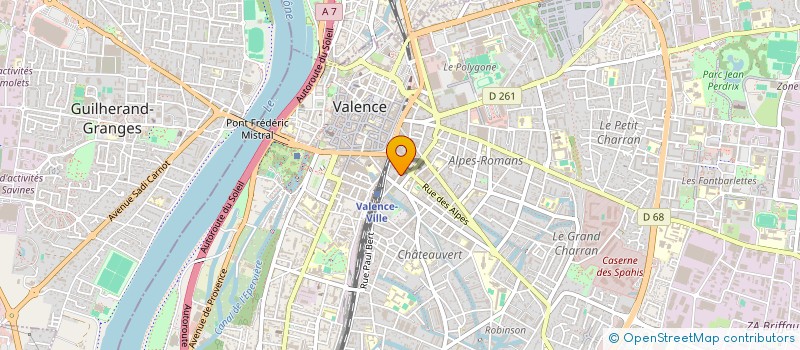 localisation de l'entreprise COPR LE CONNETABLE  VALENCE