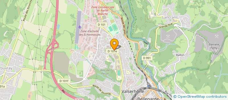 localisation de l'entreprise COPR LE DAUPHIN à VALSERHONE