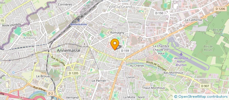 localisation de l'entreprise COPR LE DOMAINE BAT E  ANNEMASSE