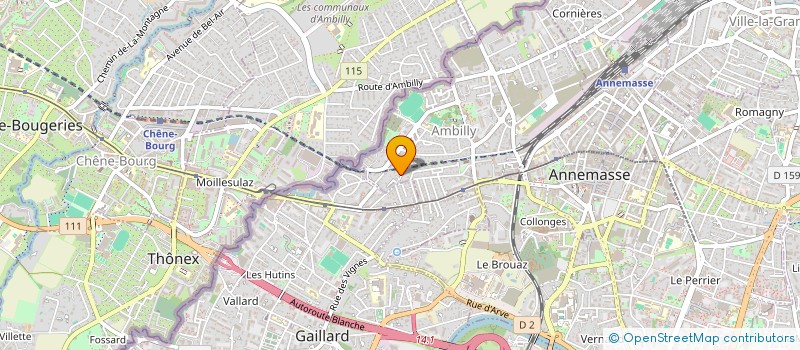 localisation de l'entreprise COPR LE FACHORET  AMBILLY