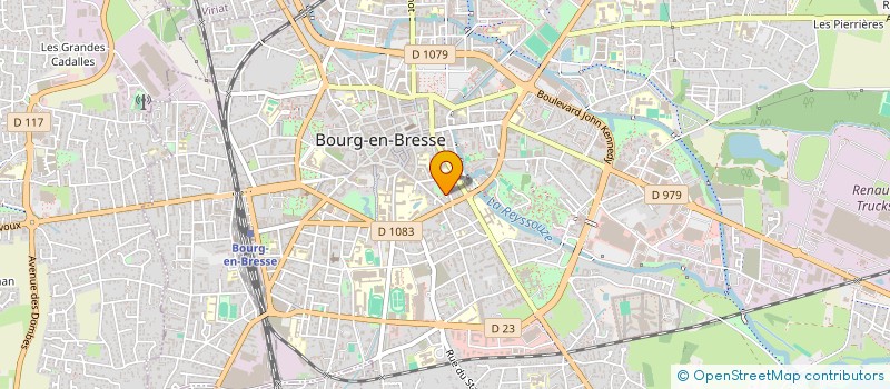 localisation de l'entreprise COPR LE FENILLE à BOURG-EN-BRESSE