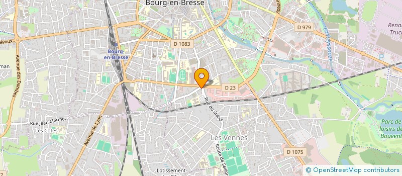 localisation de l'entreprise COPR LE FLORENCE  BOURG-EN-BRESSE