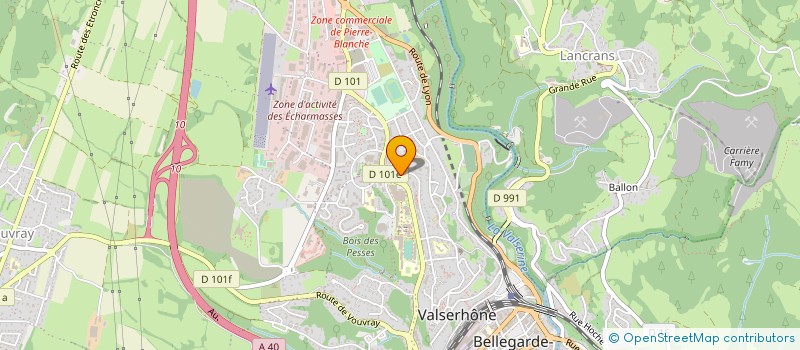 localisation de l'entreprise COPR LE FLORIAN à VALSERHONE