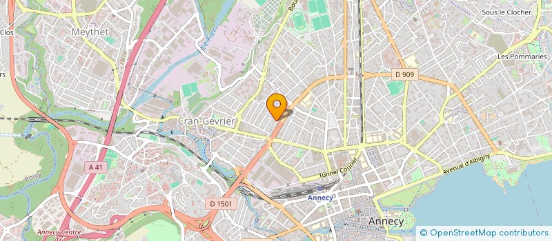 localisation de l'entreprise COPR LE GERMINAL  ANNECY