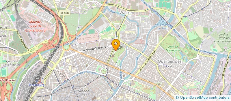 localisation de l'entreprise COPR LE GLOXIN  STRASBOURG