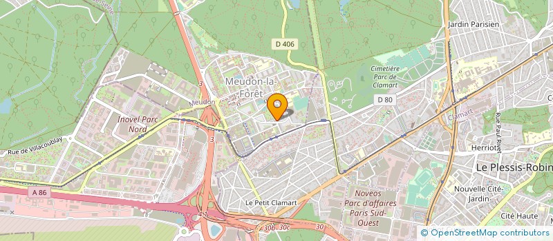 localisation de l'entreprise COPR LE LAC 4 RUE GEORGES MILLANDY 92190 MEUDON à MEUDON