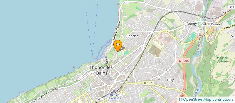 localisation de l'entreprise COPR LE LEMAN à THONON-LES-BAINS