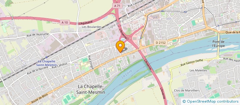 localisation de l'entreprise COPR LE LEVEREAU à LA CHAPELLE-SAINT-MESMIN