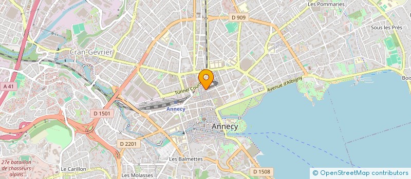 localisation de l'entreprise COPR LE MIRCOURT  ANNECY