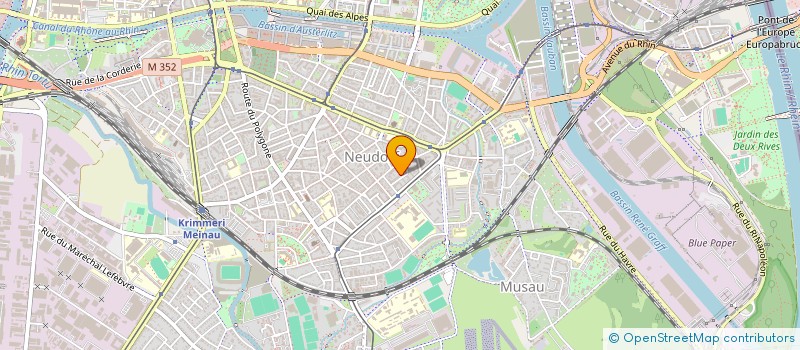 localisation de l'entreprise COPR LE MONTAIGNE  STRASBOURG