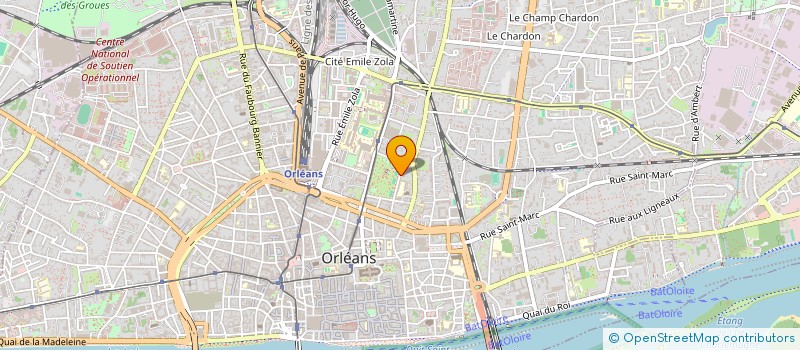 localisation de l'entreprise COPR LE PARC à ORLEANS