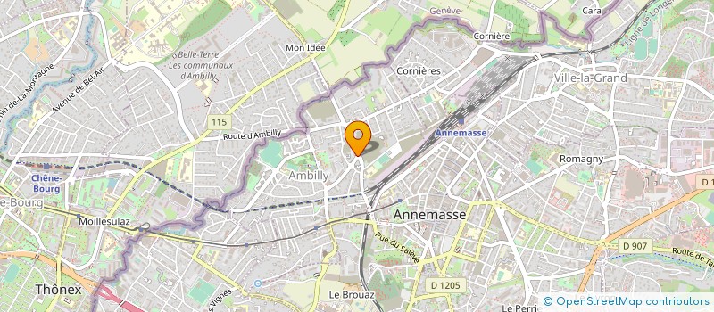 localisation de l'entreprise COPR LE PINCIO  AMBILLY