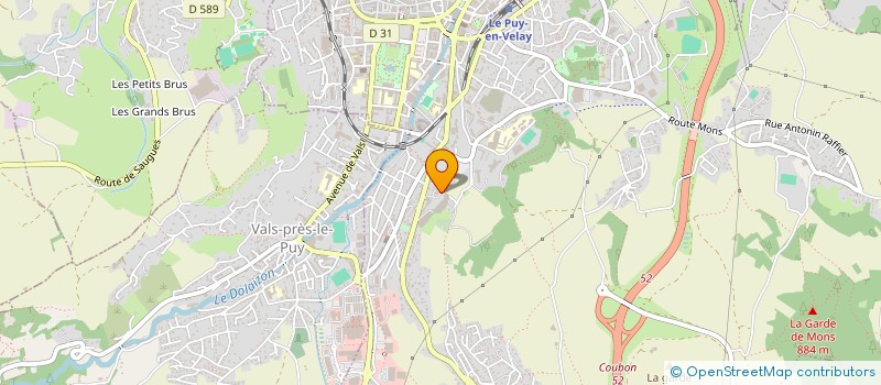 localisation de l'entreprise COPR LE PROVENCE  LE PUY-EN-VELAY